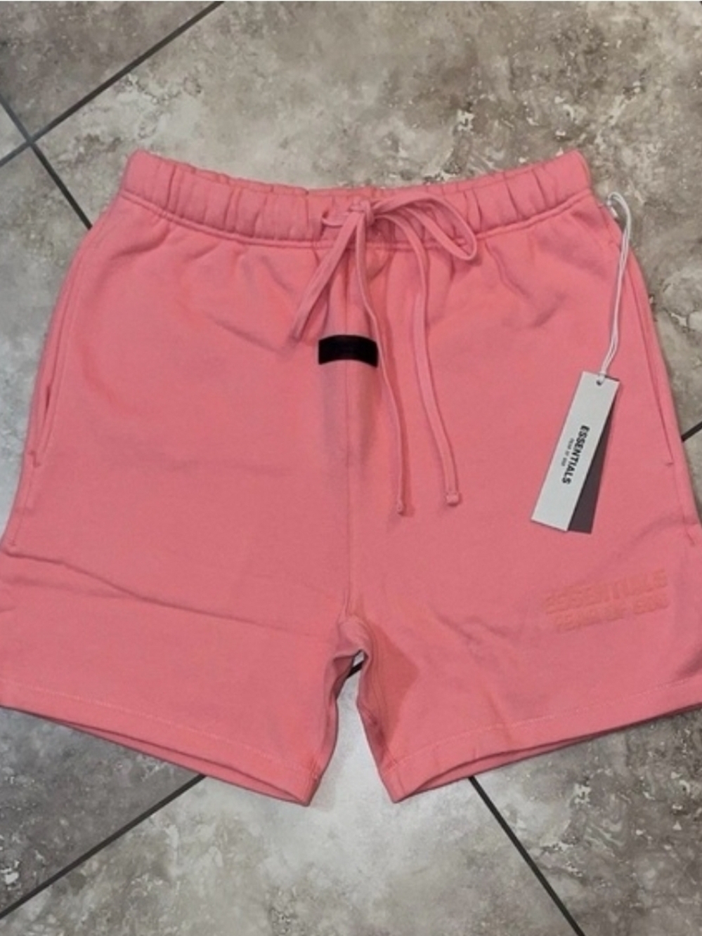 Essentials Fear of God Coral Shorts NEW